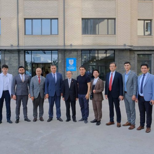 Today, a delegation led by the President of Nagoya University of Economics,  Mr. Haruo Saburi, visited Kimyo International University in Tashkent