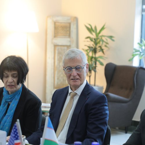 A meeting with representatives of the French Higher Institute of Psychomotor Rehabilitation (ISRP) was held at Kimyo International University in Tashkent
