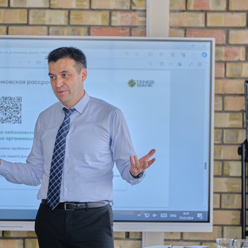 Tavakalov Ulugbek, Deputy Chairman of the Board of JSCB Tenge Bank, gave a guest lecture to Banking, Finance and Accounting students of Kimyo International University in Tashkent