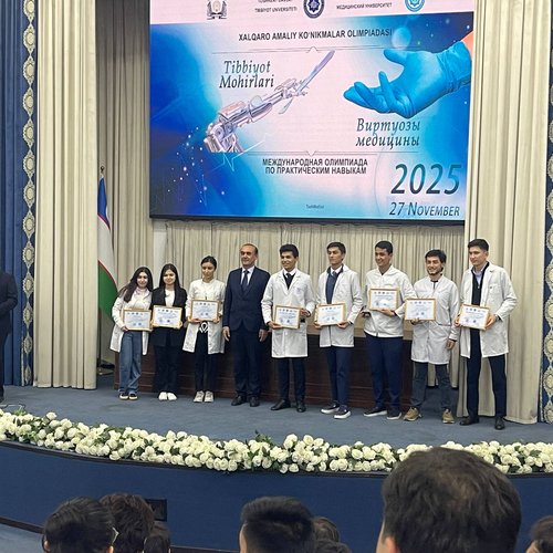 Дорогие друзья! На Международной олимпиаде по практическим медицинским навыкам “Виртуозы медицины — 2025”, проходящей в городе Ташкент, участники MedSciClub заняли почётные места!