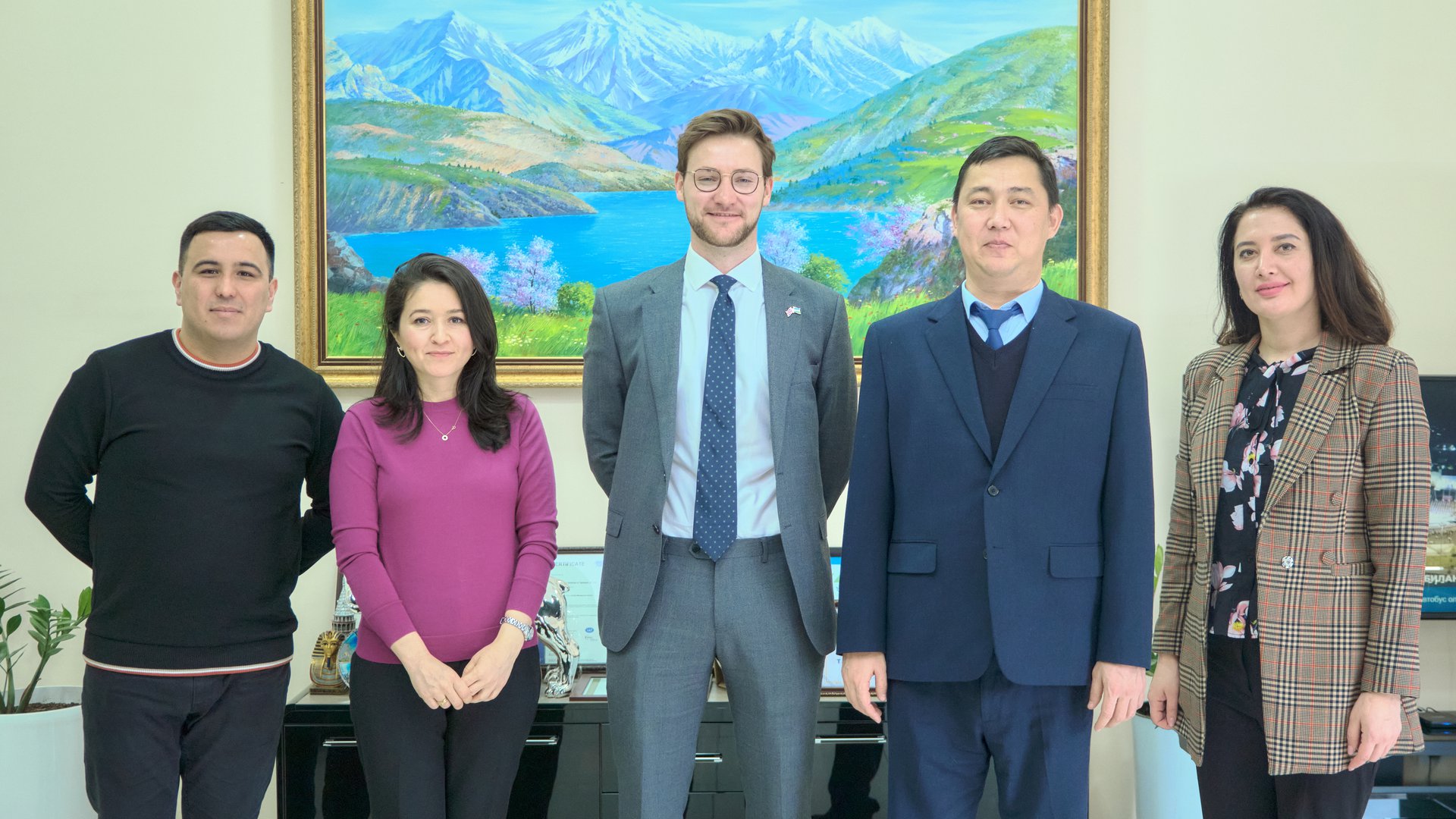 Representatives of the British Embassy visited the Kimyo Tashkent International University today Representatives of the British Embassy visited the Kimyo Tashkent International University today