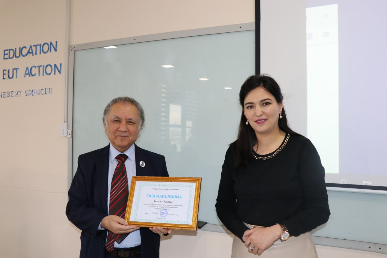 a meeting was organized with an honored artist of the Republic of Uzbekistan a meeting was organized with an honored artist of the Republic of Uzbekistan