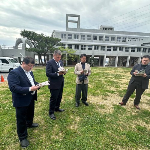 A delegation of Kimyo International University in Tashkent visited Okinawa Christian University