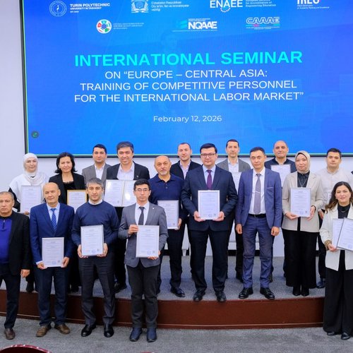 Ўзбекистон Республикаси Олий таълим, фан ва инновациялар вазирлиги кўмагида ENAEE, CAF, CAAAE ҳамда Тошкент шаҳар муҳандислик таълими ассоциацияси ҳамкорлигида