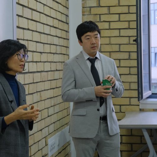 Students of the Faculty of Information Systems Engineering of Kimyo International University in Tashkent met with professors and teachers from South Korea