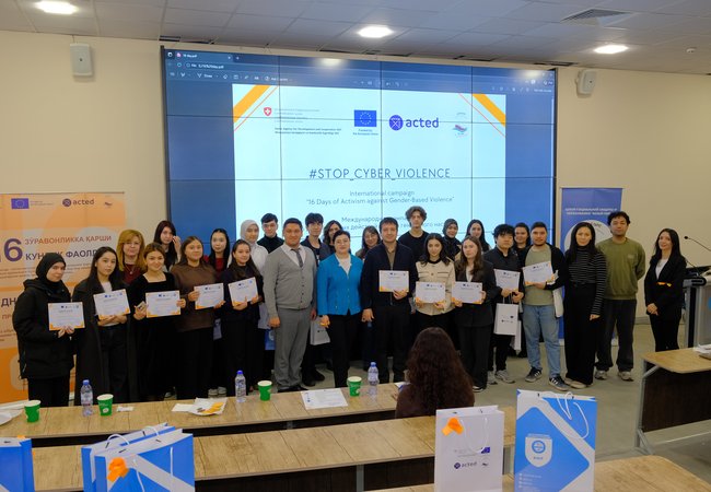 Toshkent Kimyo xalqaro universitetida «EQUALITY: O‘zbekistonda ayollarning huquq va imkoniyatlarini kengaytirish hamda fuqarolik jamiyatini mustahkamlash» loyihasi doirasida tashkil etilgan qisqa videoroliklar tanlovi yakunlari bo‘yicha taqdirlash marosi