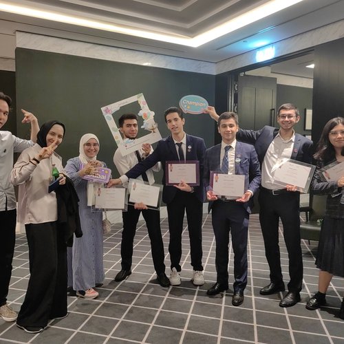 The team of our student Oleg Pak won the regional #TECH4GOOD competition in Dubai