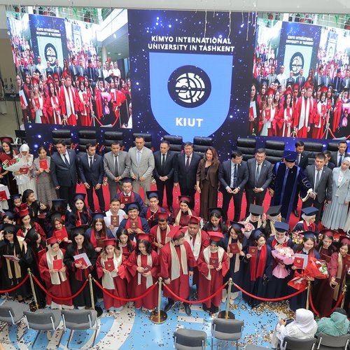 A solemn graduation ceremony was held at Kimyo International University in Tashkent