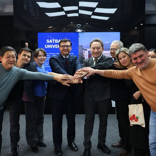 Делегация Ташкентского международного университета Кимё посетила Университет имени Сатпаева в Алматы.