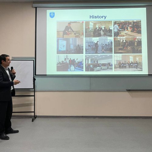 The presentation of the startup project Muhandis D took place.