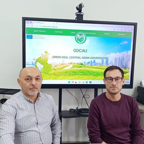 Constructor University Bremen Representative Visits Kimyo International University under the Erasmus+ Project