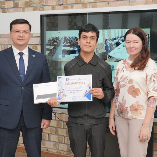 KIUT talabasi “Kelajak yoshlari” xalqaro tanlovida g‘olib bo‘ldi