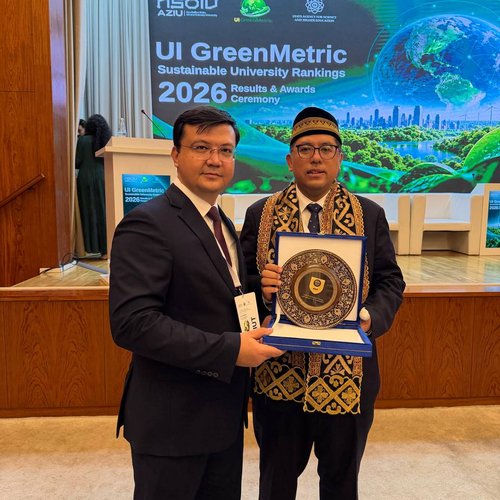 A delegation from Kimyo International University in Tashkent (KIUT), led by Rector Professor Akmal Allakuliev, participated in the UI GreenMetric Sustainable University Rankings 2026 Results & Awards Ceremony in Baku, Azerbaijan.