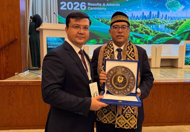 Toshkent Kimyo xalqaro universiteti rektori, professor Akmal Allakuliev boshchiligidagi delegatsiya Ozarbayjonning Boku shahrida o‘tayotgan UI GreenMetric Sustainable University Rankings 2026 Results & Awards Ceremony xalqaro tadbirida ishtirok etdi