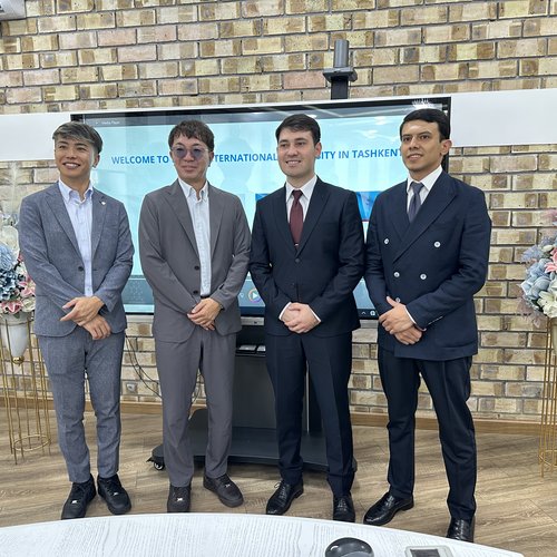 Two KIUT graduates hired by a Japanese company